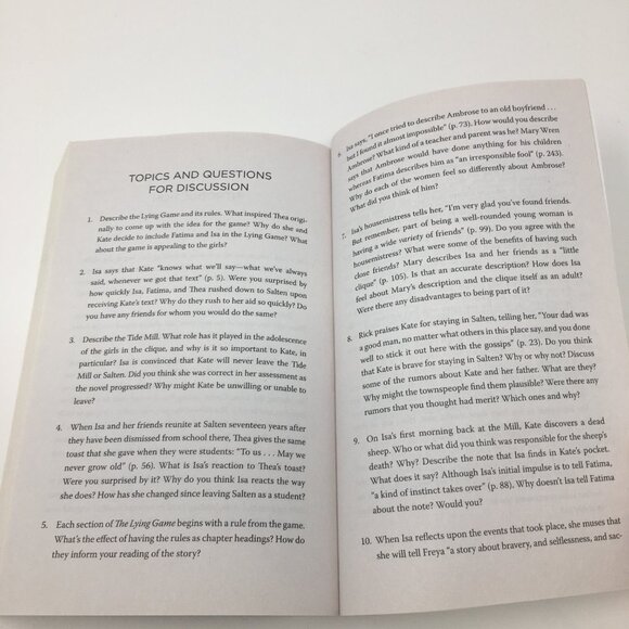 The Lying Game By Ruth Ware Mystery Psychological Thriller Paperback Book - Picture 6 of 10